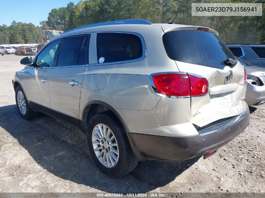 2009 Buick Enclave Cxl VIN: 5GAER23D79J156941 Lot: 40578860