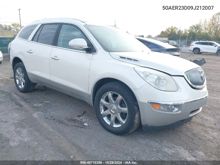 2009 Buick Enclave Cxl VIN: 5GAER23D09J212007 Lot: 40710358