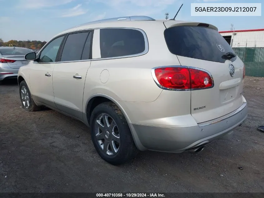 2009 Buick Enclave Cxl VIN: 5GAER23D09J212007 Lot: 40710358