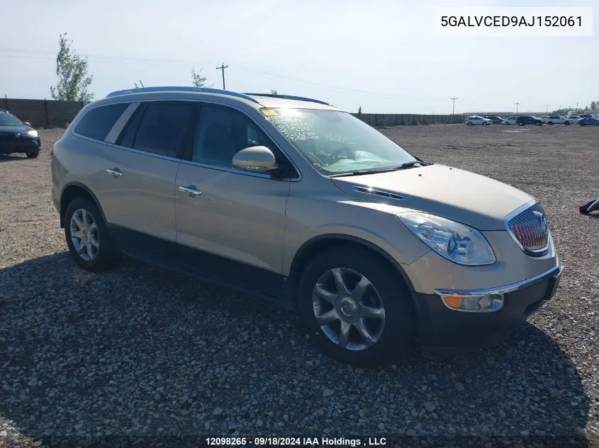 2010 Buick Enclave VIN: 5GALVCED9AJ152061 Lot: 12098265