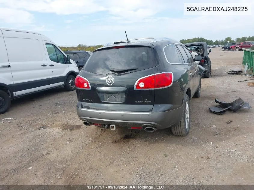 2010 Buick Enclave VIN: 5GALRAEDXAJ248225 Lot: 12101757