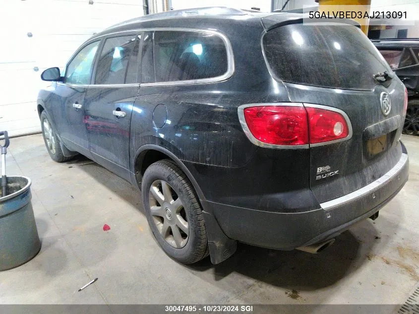 2010 Buick Enclave Cxl VIN: 5GALVBED3AJ213091 Lot: 30047495