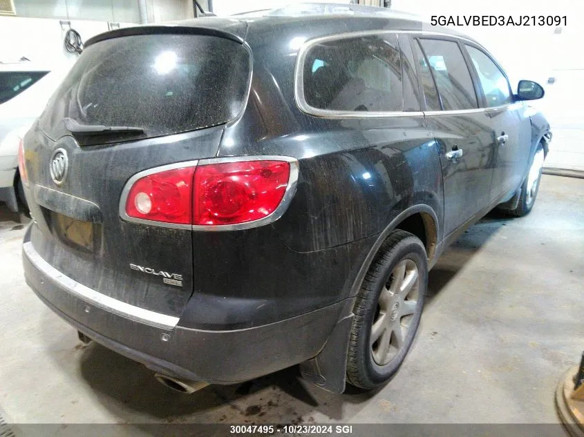 2010 Buick Enclave Cxl VIN: 5GALVBED3AJ213091 Lot: 30047495