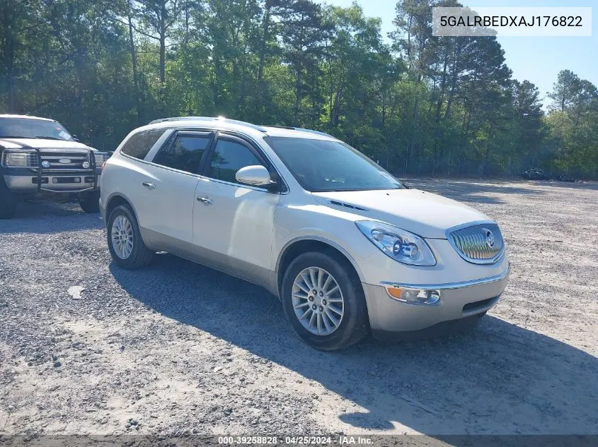 2010 Buick Enclave 1Xl VIN: 5GALRBEDXAJ176822 Lot: 39258828