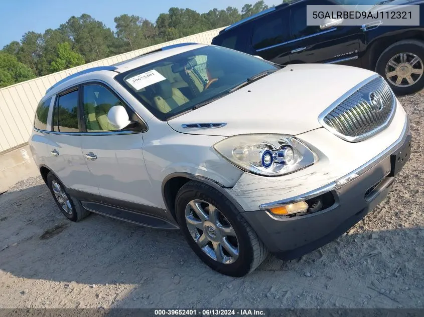 2010 Buick Enclave 1Xl VIN: 5GALRBED9AJ112321 Lot: 39652401