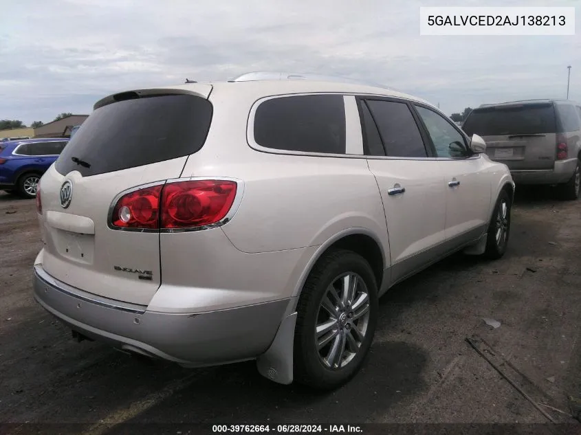 2010 Buick Enclave 2Xl VIN: 5GALVCED2AJ138213 Lot: 39762664