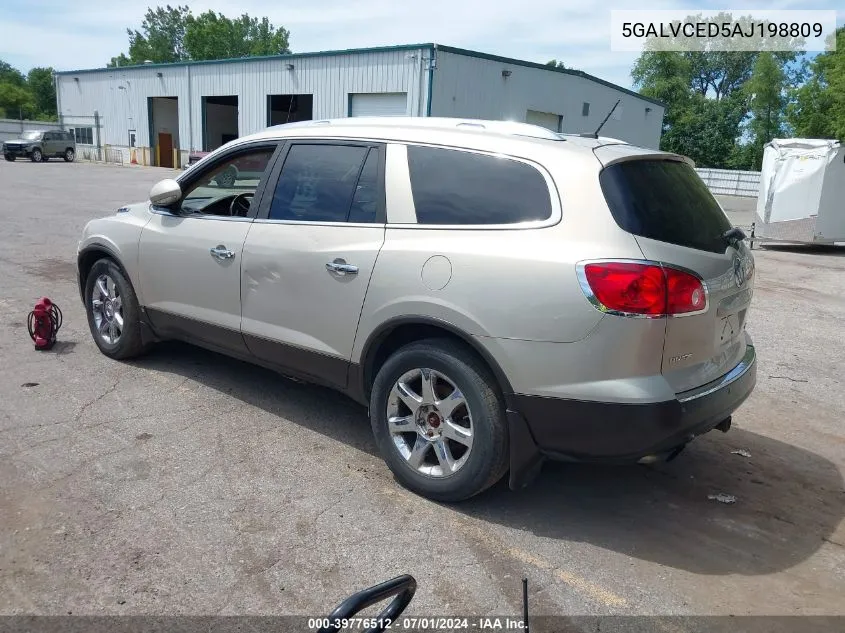 2010 Buick Enclave 2Xl VIN: 5GALVCED5AJ198809 Lot: 39776512