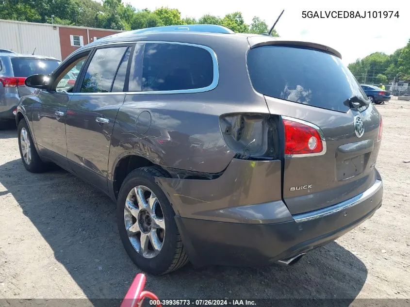 2010 Buick Enclave 2Xl VIN: 5GALVCED8AJ101974 Lot: 39936773