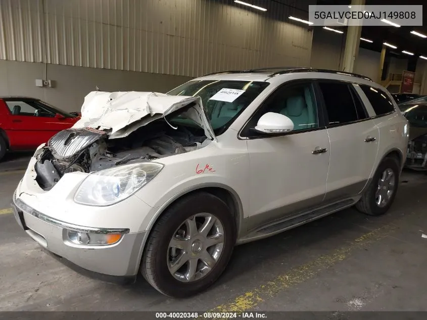 2010 Buick Enclave 2Xl VIN: 5GALVCED0AJ149808 Lot: 40020348