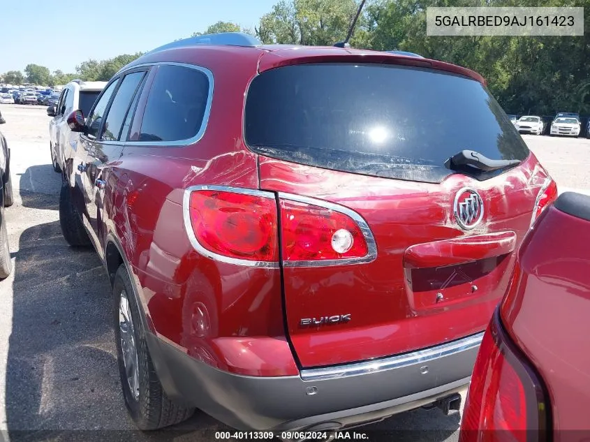 2010 Buick Enclave 1Xl VIN: 5GALRBED9AJ161423 Lot: 40113309