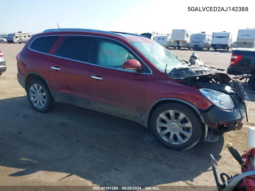 2010 Buick Enclave 2Xl VIN: 5GALVCED2AJ142388 Lot: 40191260