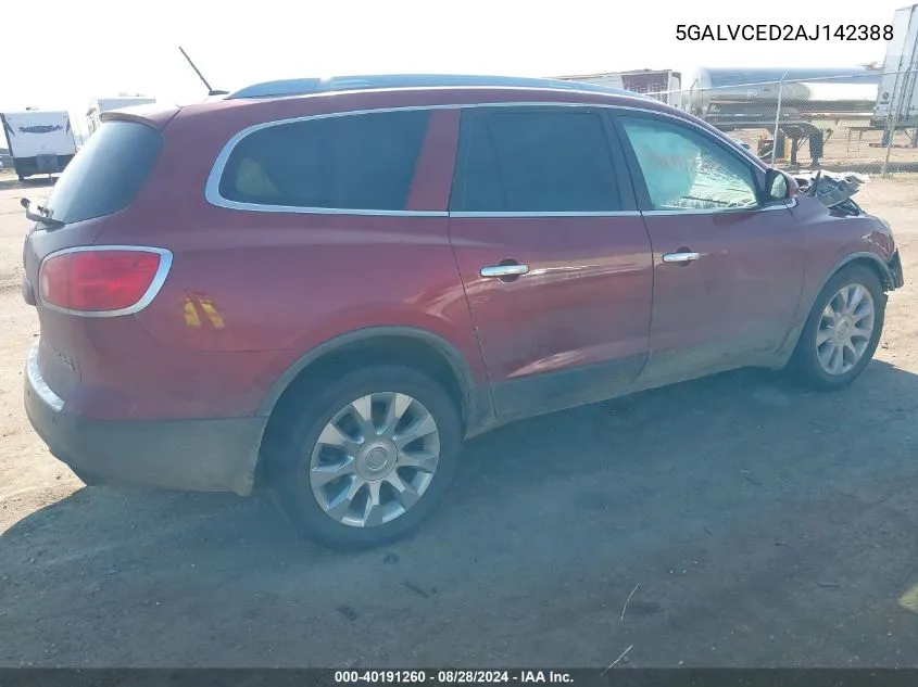 5GALVCED2AJ142388 2010 Buick Enclave 2Xl