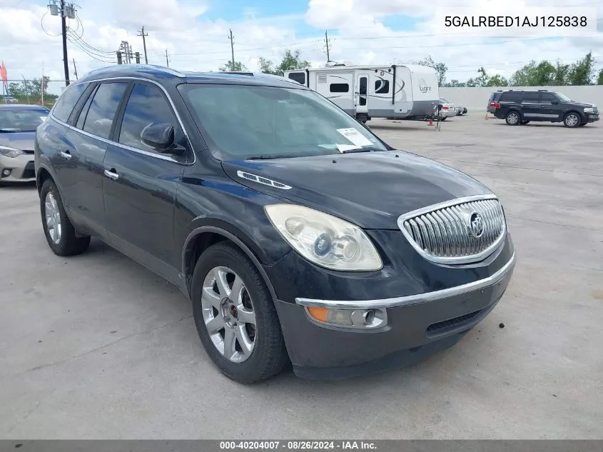 2010 Buick Enclave 1Xl VIN: 5GALRBED1AJ125838 Lot: 40204007