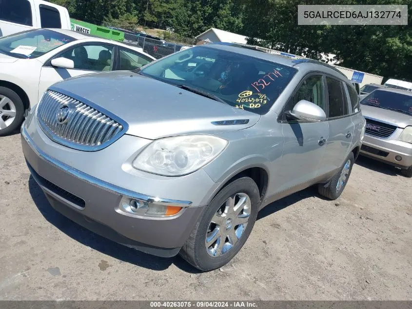 2010 Buick Enclave 2Xl VIN: 5GALRCED6AJ132774 Lot: 40263075