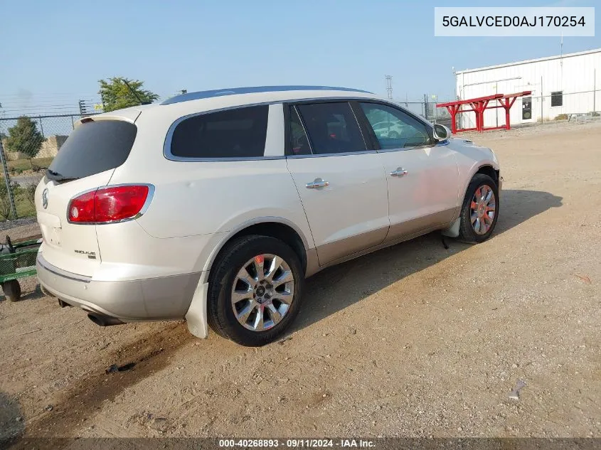 5GALVCED0AJ170254 2010 Buick Enclave 2Xl