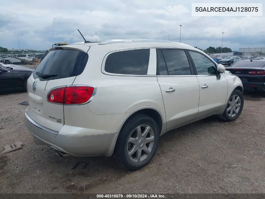 2010 Buick Enclave 2Xl VIN: 5GALRCED4AJ128075 Lot: 40315079