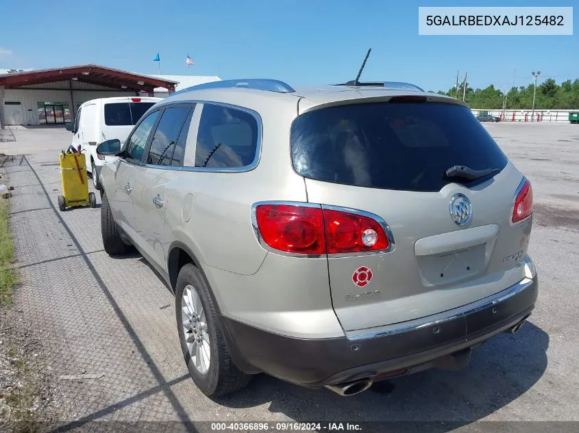 5GALRBEDXAJ125482 2010 Buick Enclave 1Xl