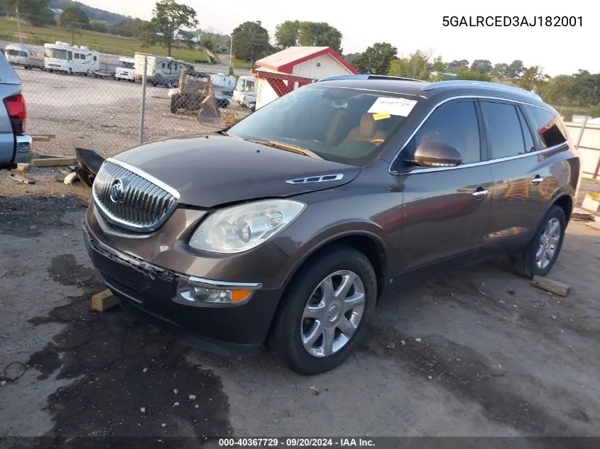 2010 Buick Enclave 2Xl VIN: 5GALRCED3AJ182001 Lot: 40367729