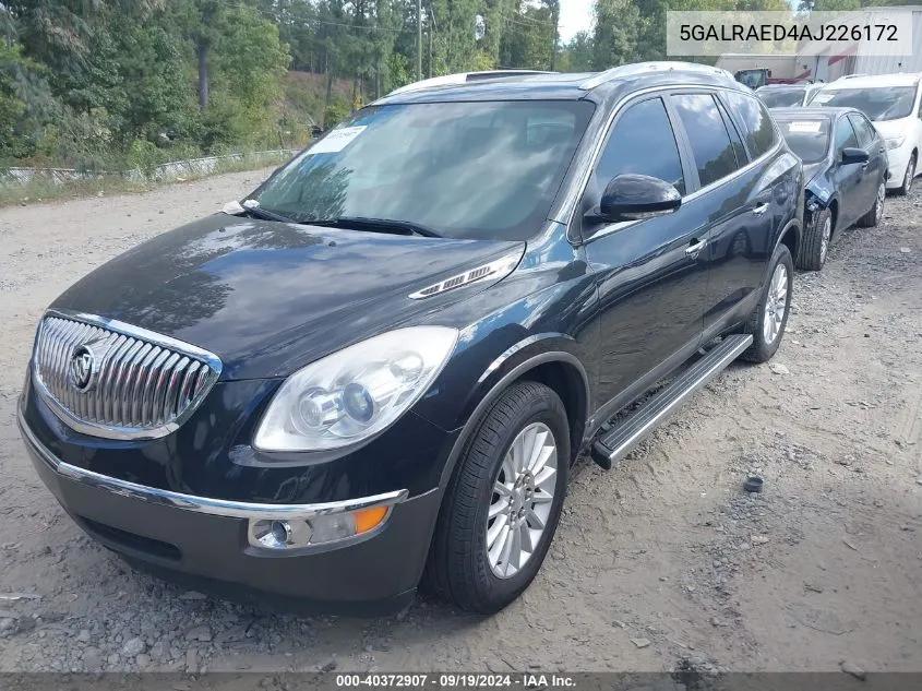 2010 Buick Enclave Cx VIN: 5GALRAED4AJ226172 Lot: 40372907