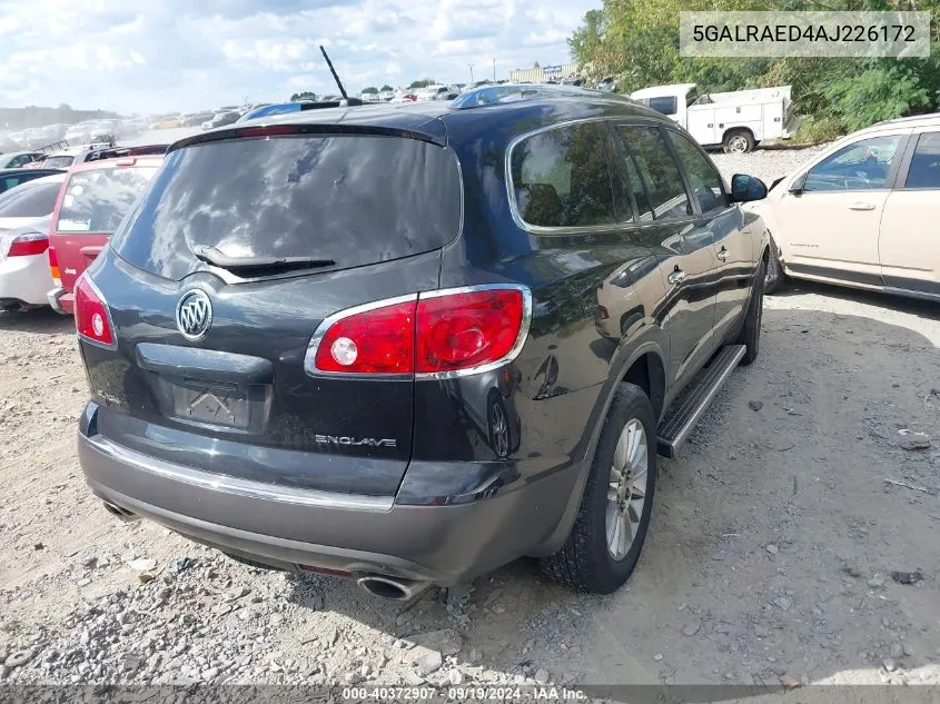 2010 Buick Enclave Cx VIN: 5GALRAED4AJ226172 Lot: 40372907