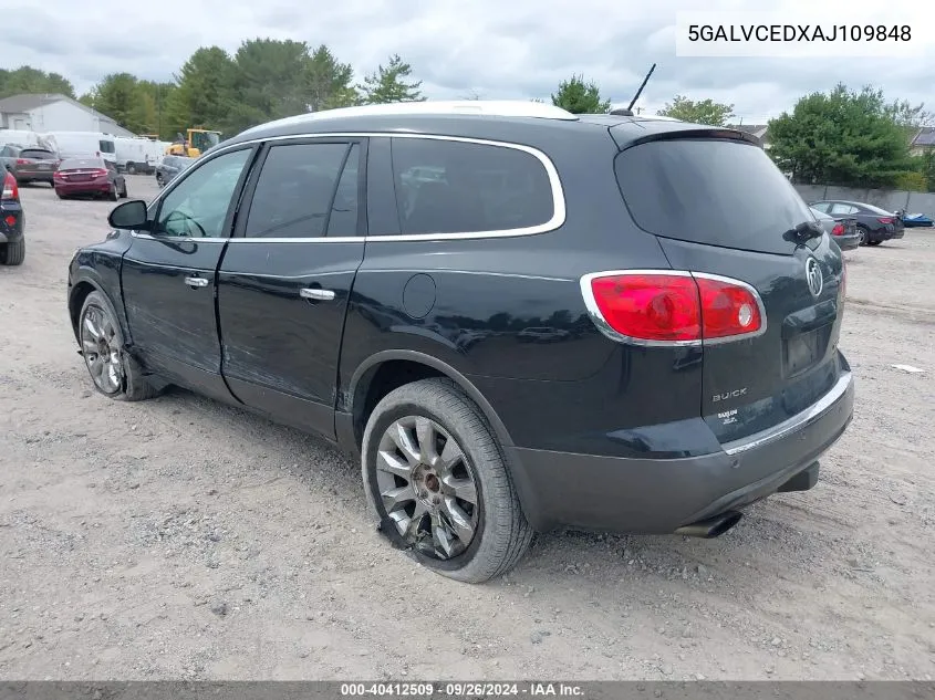 2010 Buick Enclave 2Xl VIN: 5GALVCEDXAJ109848 Lot: 40412509