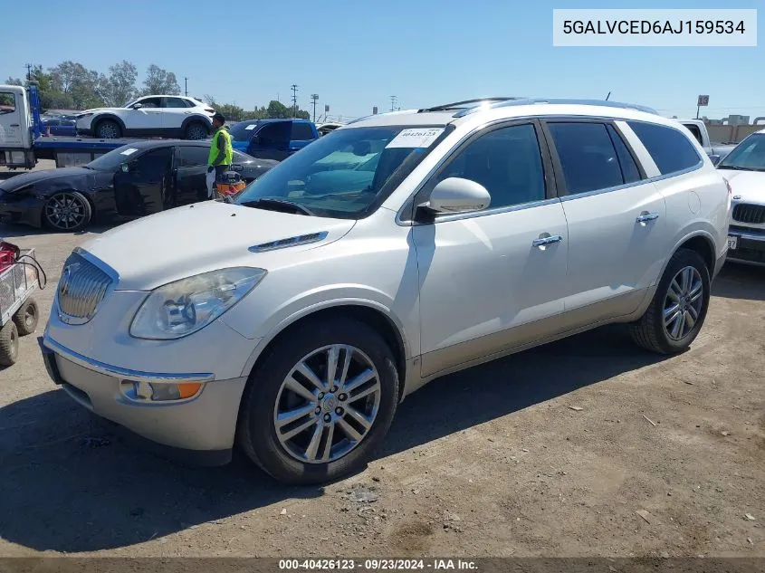 2010 Buick Enclave 2Xl VIN: 5GALVCED6AJ159534 Lot: 40426123