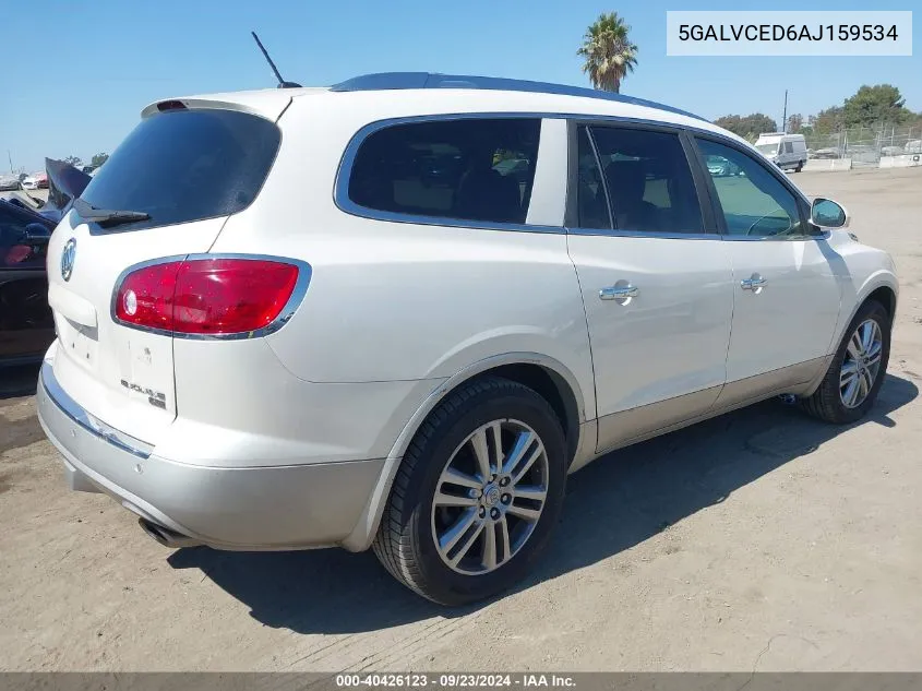 2010 Buick Enclave 2Xl VIN: 5GALVCED6AJ159534 Lot: 40426123