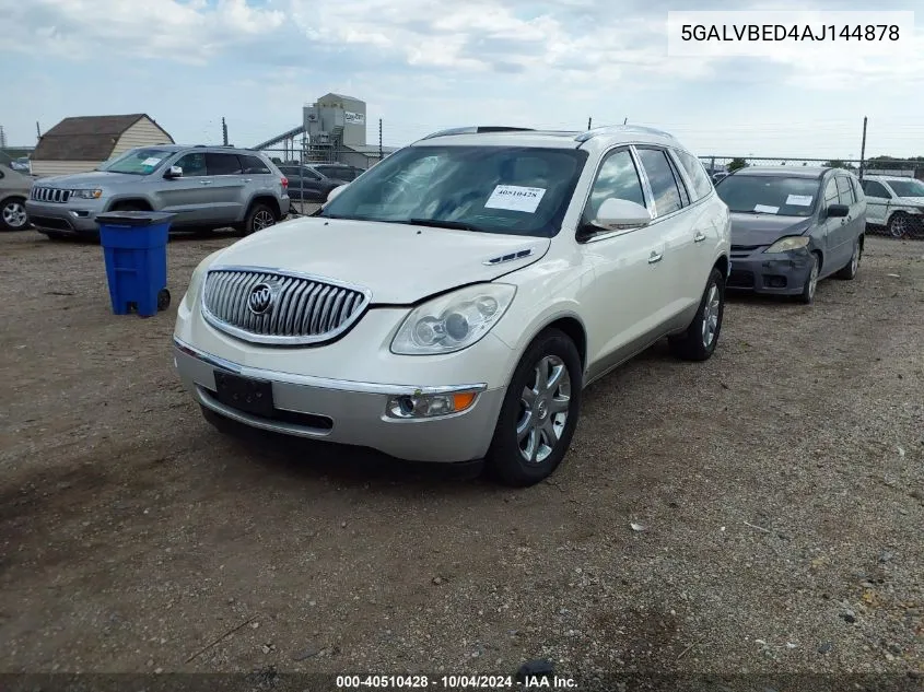 5GALVBED4AJ144878 2010 Buick Enclave 1Xl