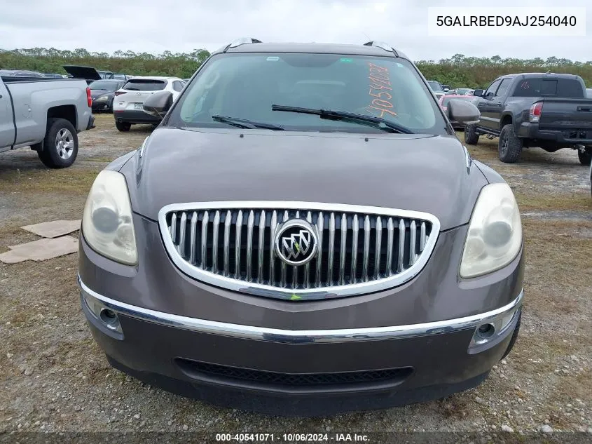 2010 Buick Enclave 1Xl VIN: 5GALRBED9AJ254040 Lot: 40541071