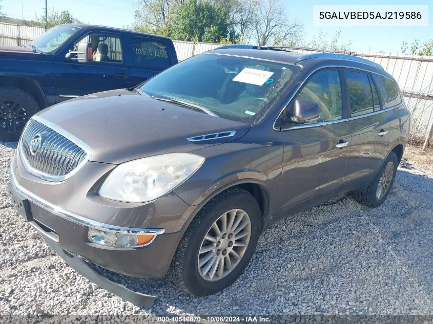 2010 Buick Enclave 1Xl VIN: 5GALVBED5AJ219586 Lot: 40546870