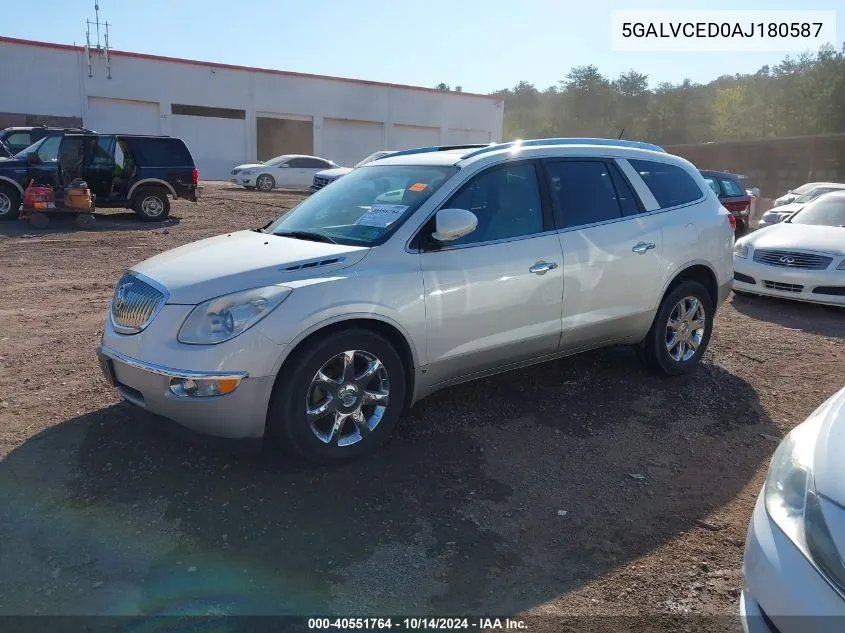 2010 Buick Enclave 2Xl VIN: 5GALVCED0AJ180587 Lot: 40551764