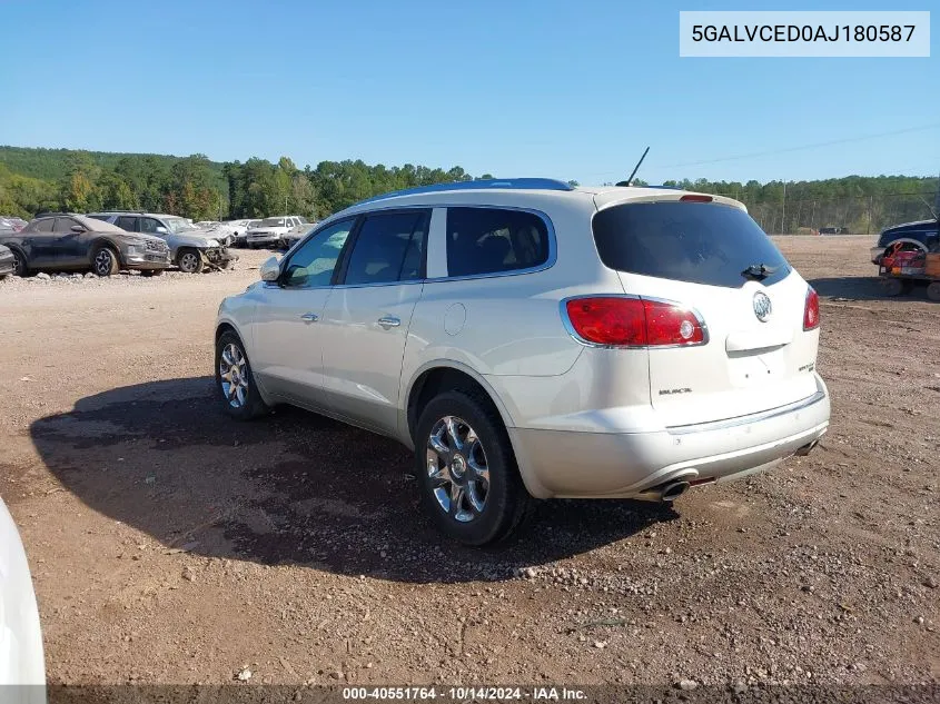 2010 Buick Enclave 2Xl VIN: 5GALVCED0AJ180587 Lot: 40551764