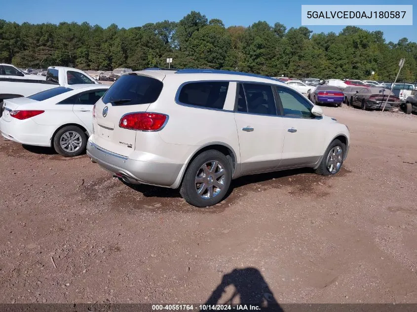 2010 Buick Enclave 2Xl VIN: 5GALVCED0AJ180587 Lot: 40551764