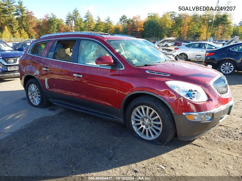 2010 Buick Enclave 1Xl VIN: 5GALVBED0AJ249207 Lot: 40554417