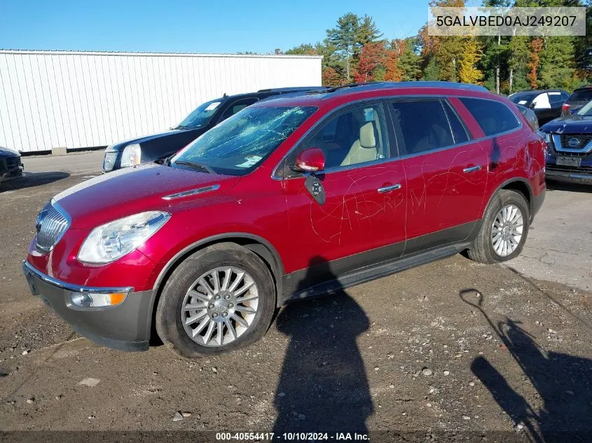 2010 Buick Enclave 1Xl VIN: 5GALVBED0AJ249207 Lot: 40554417