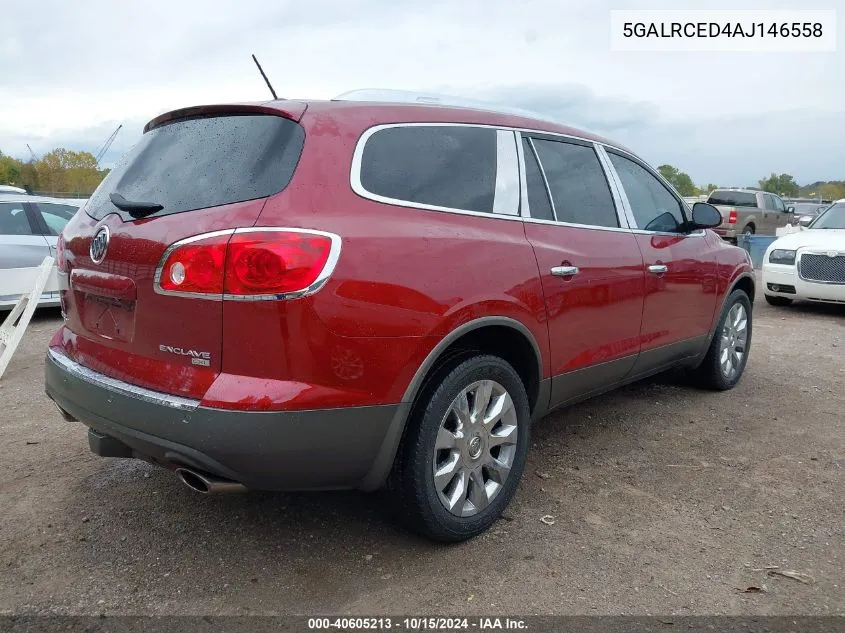 2010 Buick Enclave 2Xl VIN: 5GALRCED4AJ146558 Lot: 40605213