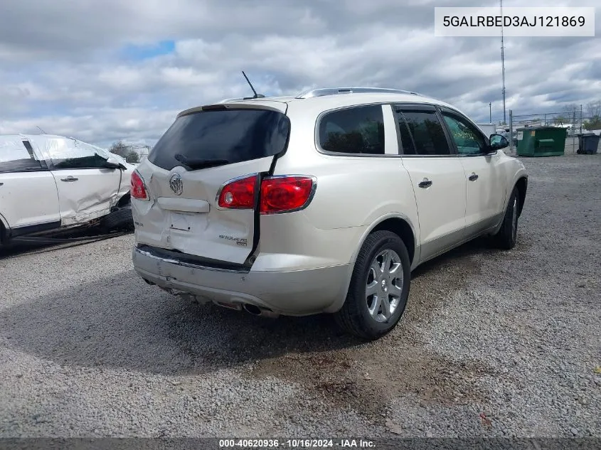 5GALRBED3AJ121869 2010 Buick Enclave 1Xl