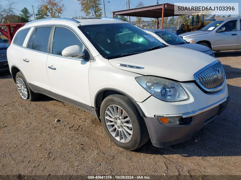 2010 Buick Enclave 1Xl VIN: 5GALRBED6AJ103396 Lot: 40641316