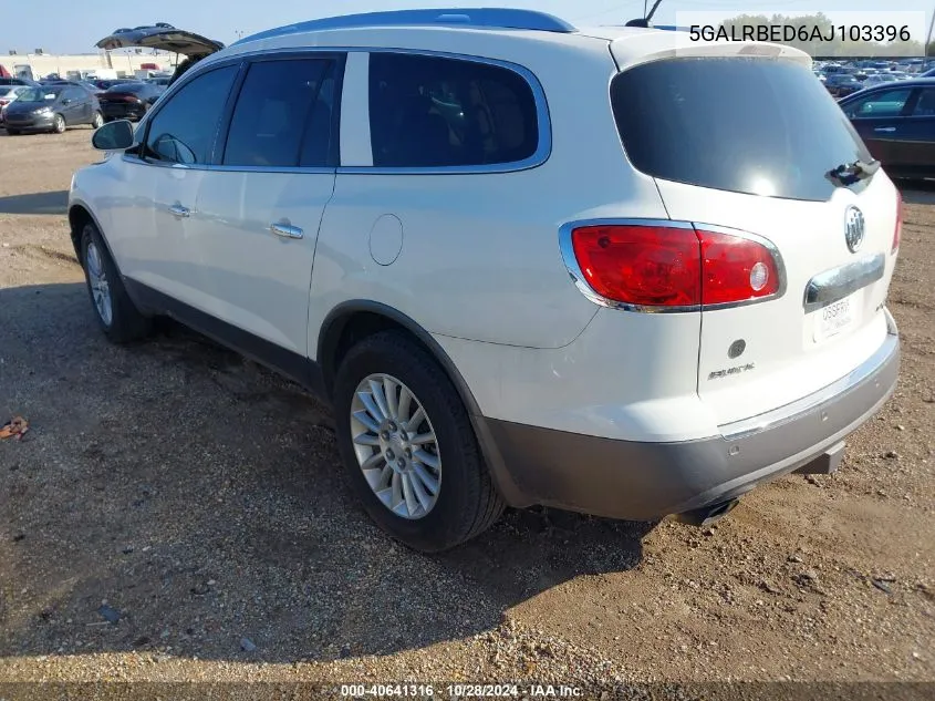 2010 Buick Enclave 1Xl VIN: 5GALRBED6AJ103396 Lot: 40641316