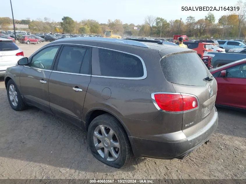 2010 Buick Enclave Cxl W/1Xl VIN: 5GALVBED2AJ164319 Lot: 40653567