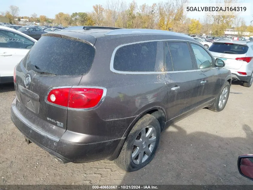 2010 Buick Enclave Cxl W/1Xl VIN: 5GALVBED2AJ164319 Lot: 40653567