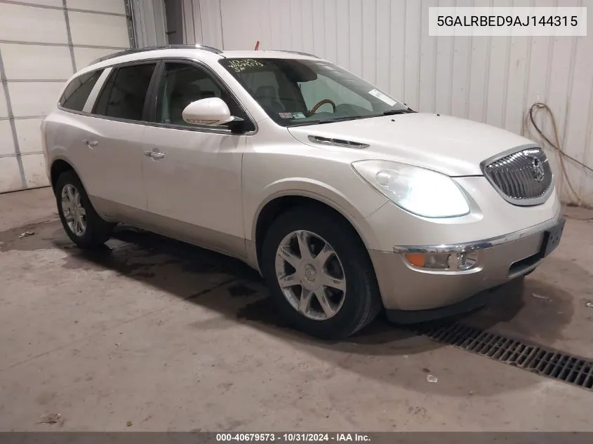 2010 Buick Enclave 1Xl VIN: 5GALRBED9AJ144315 Lot: 40679573