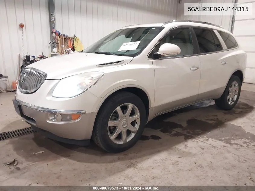 2010 Buick Enclave 1Xl VIN: 5GALRBED9AJ144315 Lot: 40679573