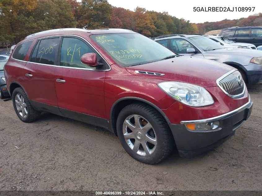 2010 Buick Enclave 1Xl VIN: 5GALRBED2AJ108997 Lot: 40696399