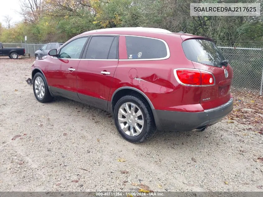 2010 Buick Enclave 2Xl VIN: 5GALRCED9AJ217625 Lot: 40711254