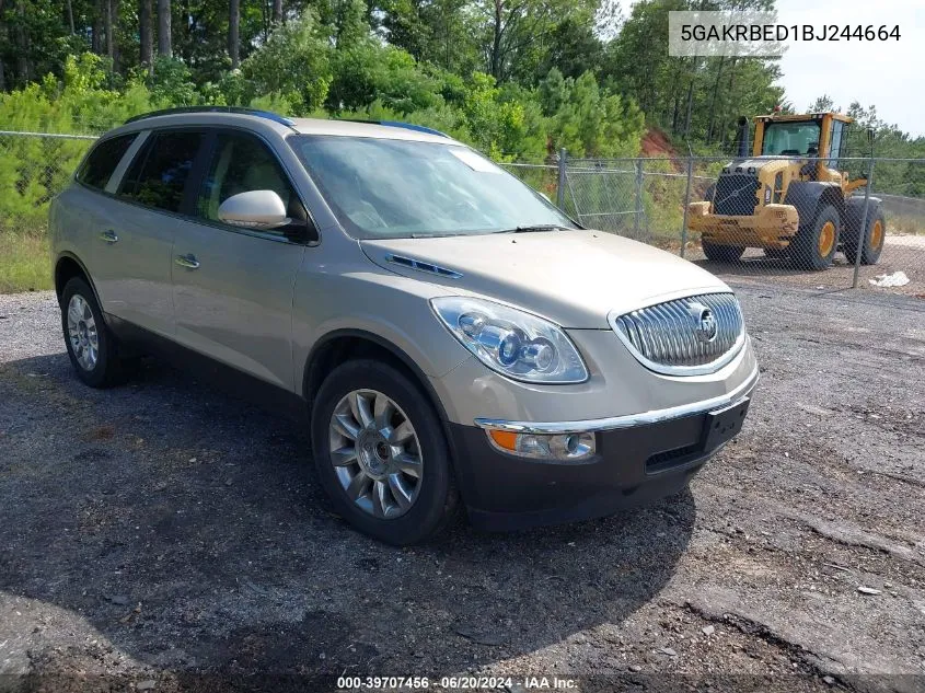 2011 Buick Enclave 1Xl VIN: 5GAKRBED1BJ244664 Lot: 39707456