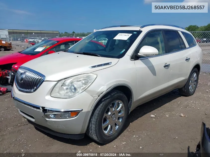 2011 Buick Enclave 1Xl VIN: 5GAKVBED5BJ268557 Lot: 39975818