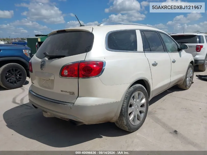 2011 Buick Enclave Cxl VIN: 5GAKRCEDXBJ121967 Lot: 40096636