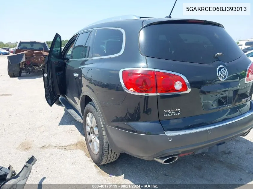 2011 Buick Enclave 2Xl VIN: 5GAKRCED6BJ393013 Lot: 40170119