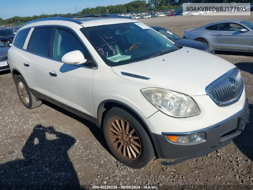 2011 Buick Enclave 1Xl VIN: 5GAKVBED8BJ177895 Lot: 40228236